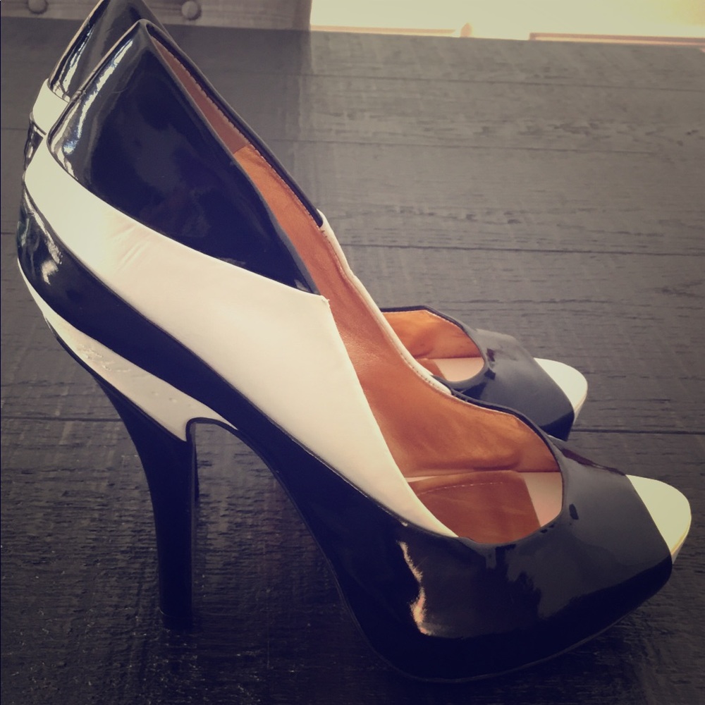 Black and White Heels